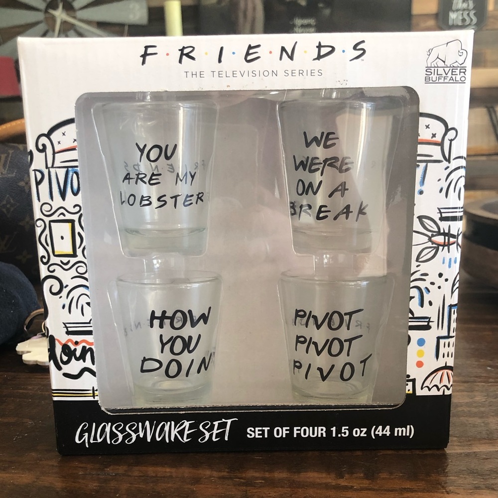 Friends shot glass